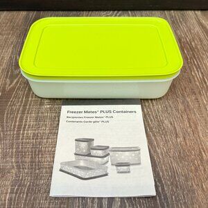Tupperware Freezer Mates Plus Shallow Medium Container
